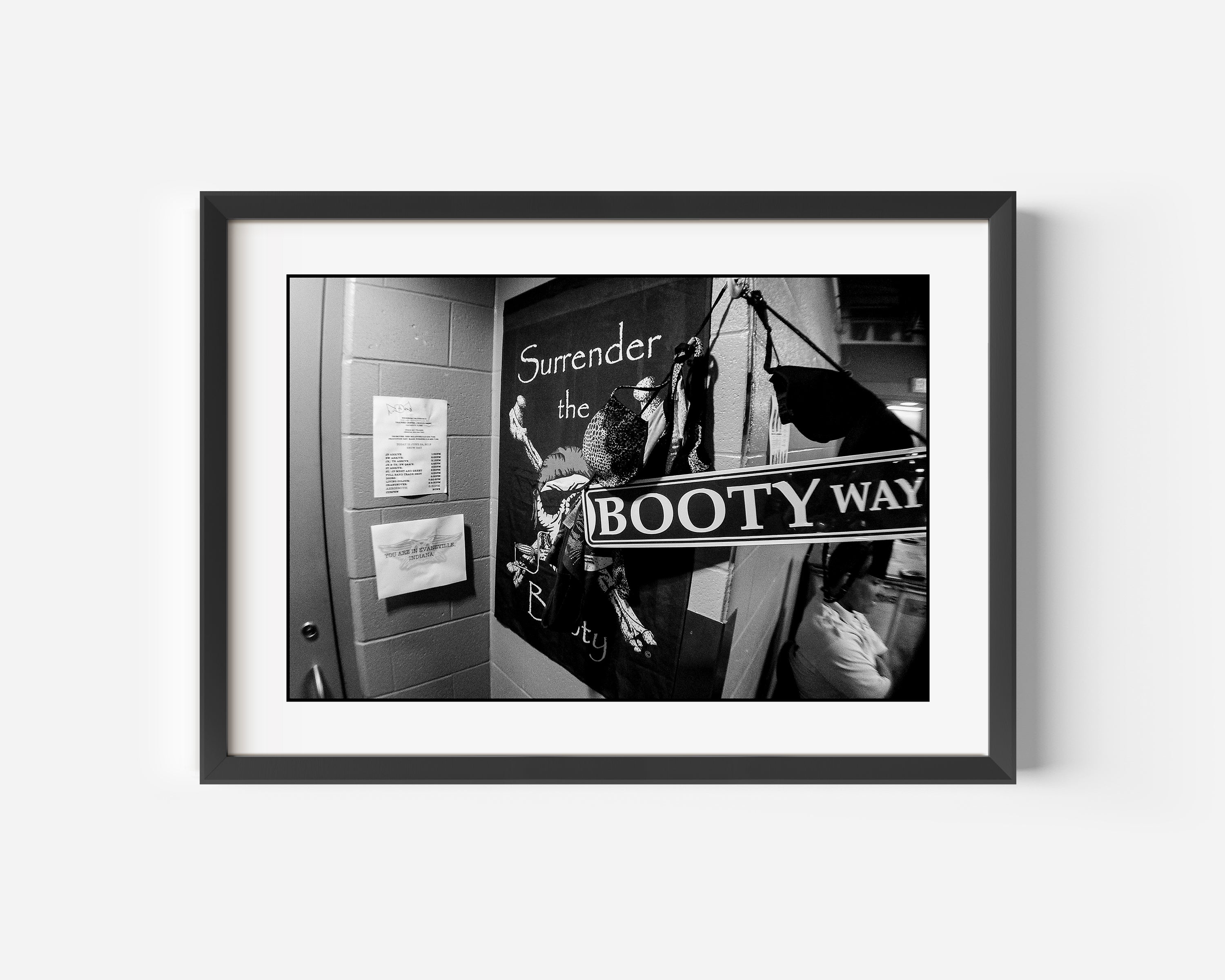 Steven Tyler Aerosmith Dressing Room - Evansville, IN 2015