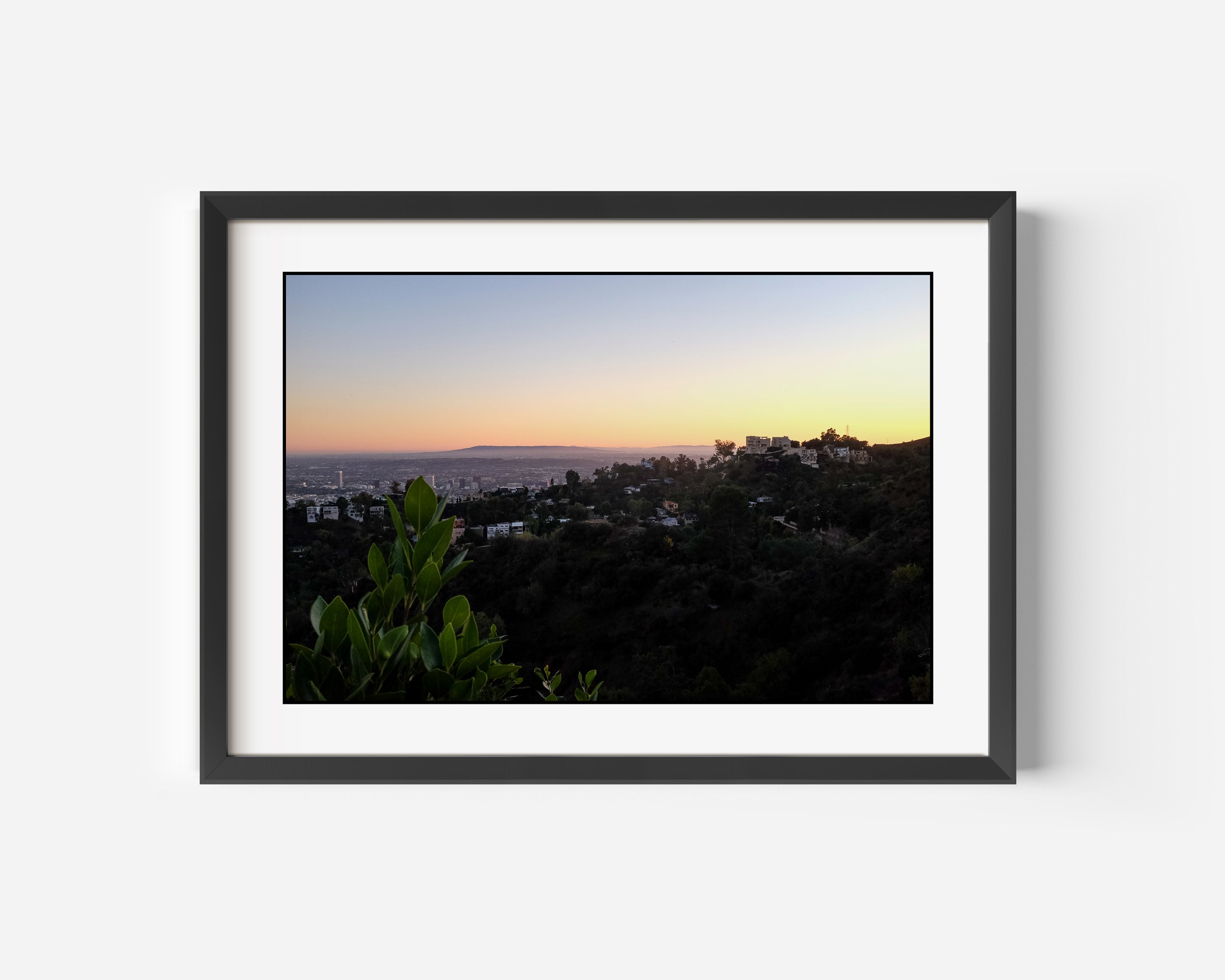 Hollywood Hills Sunset Fine Art Color Photography Print