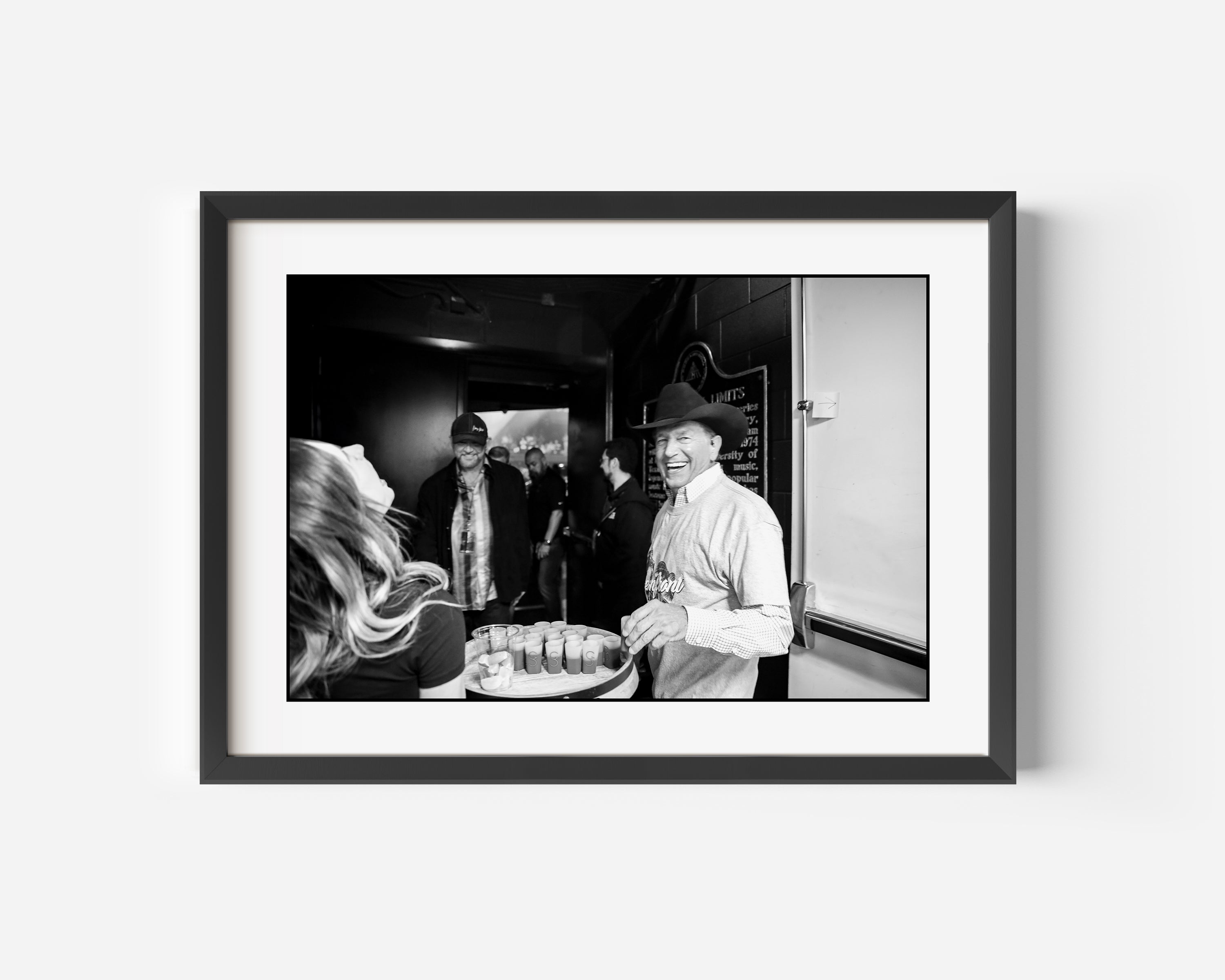 George Strait Fine Art Black and White Photography Print Backstage at The Austin City Limits Theater in Austin, Texas 2019